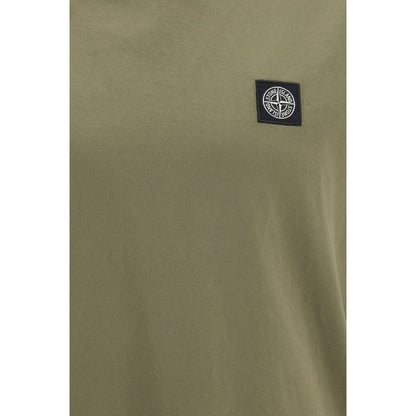T-Shirt by Stone Island for men in cotton bicolour features an edgy silhouette, meticulously detailed with a sophisticated and for a truly edgy finish.