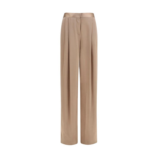 Casual Pants by Tom Ford for women in silk beige presents a tailored silhouette, showcasing a tailored straight-leg & regular-fit and long cut with a refined for a truly tailored aesthetic.