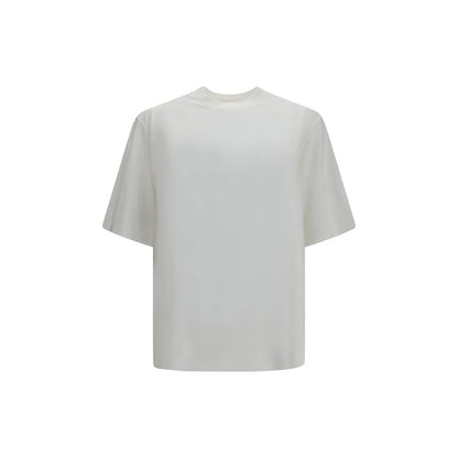 T-Shirt by Rohe for women in silk cotton & modal white showcases a chic silhouette, artfully detailed with a chic crew neckline and for a chic finish.