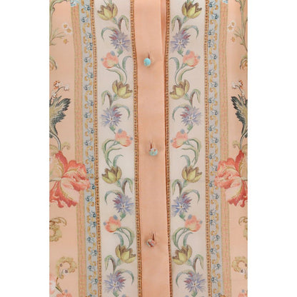 Shirt by Zimmermann for women in silk multicolor & patterned features an polished silhouette, showcasing a sophisticated and detail for a truly polished finish.