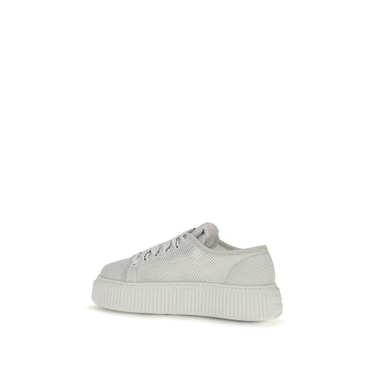 Sneakers by Miu Miu for women in polyamide & mesh white features an versatile design from the Women's Fashion Polyamide & Mesh Sneakers collection, highlighting a versatile fashion style for a premium, high-fashion look.