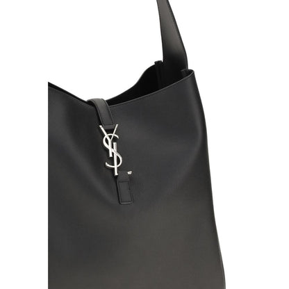 Large Shoulder Bag by Saint Laurent for women in bost taurus suede calf leather black & signature features a effortless sophistication silhouette, secured by a zipper with ample built-in-compartments and versatile shoulder-strap & adjustable-strap for a effortless sophistication finish.