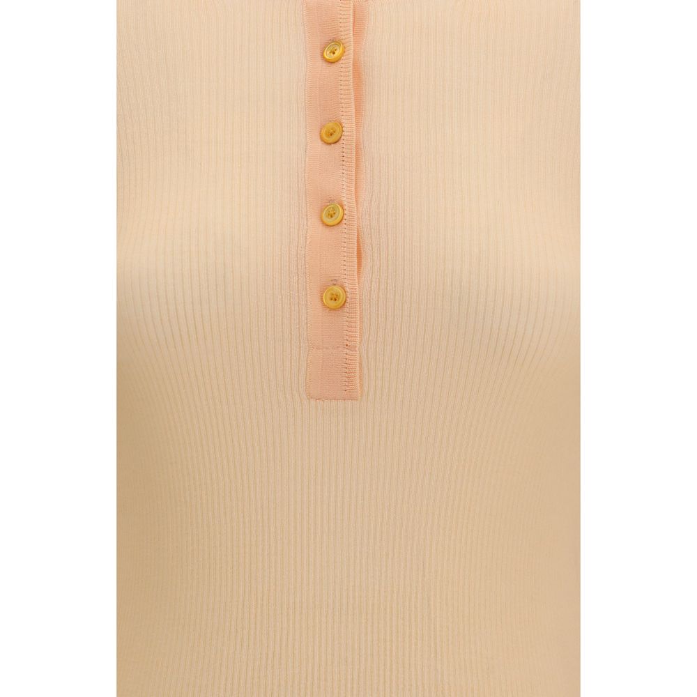Sweatshirt by Chloé for women in wool orange features an magnificent silhouette, showcasing a sophisticated and detail for a truly magnificent finish.