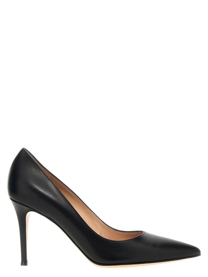 This High-Heel Stiletto Pumps Heels by Gianvito Rossi for women in calfskin leather black presents a effortlessly chic silhouette from the Women's Calfskin Leather High-Heel Stiletto Pumps Heels collection, featuring a effortlessly chic stiletto high-heel and effortlessly chic .
