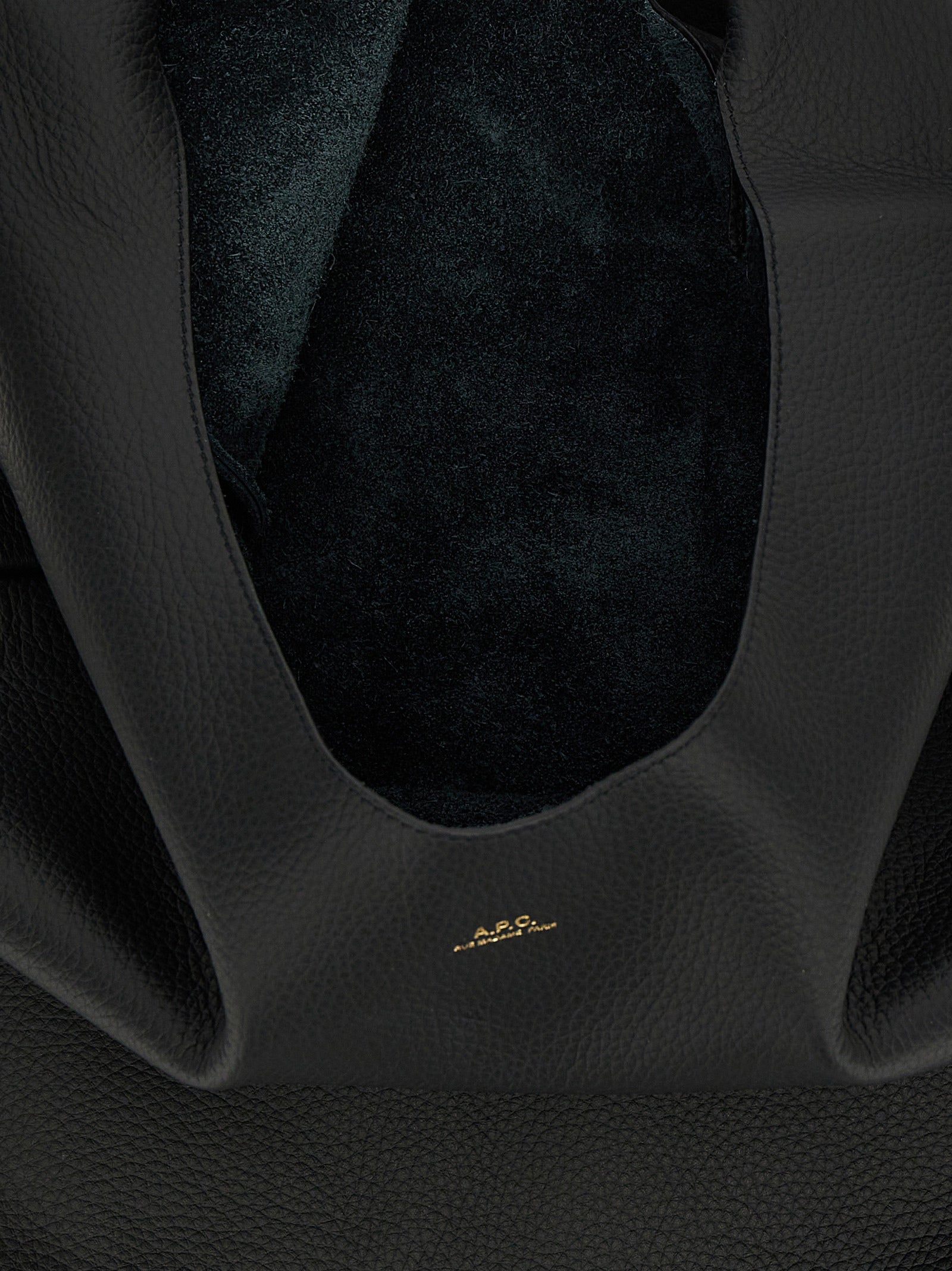 Shoulder Bag by A.P.C. for women in calfskin leather black features a enviable silhouette, showcasing a secure , ample , and enviable shoulder-strap & handle for a enviable finish.
