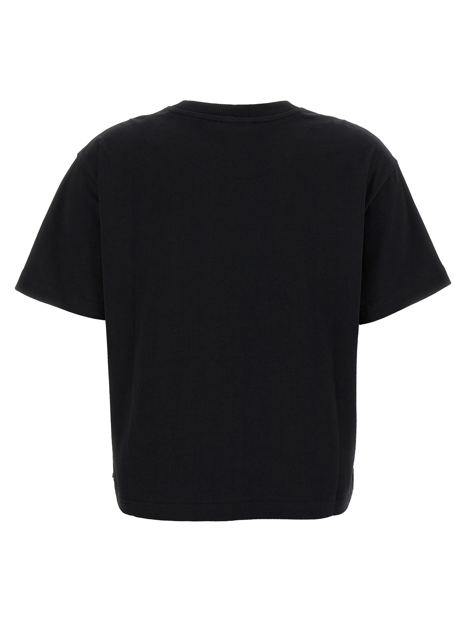 T-Shirt by A.P.C. for women in organic cotton bicolour, black & white showcases a chic silhouette, artfully detailed with a chic and for a chic finish.