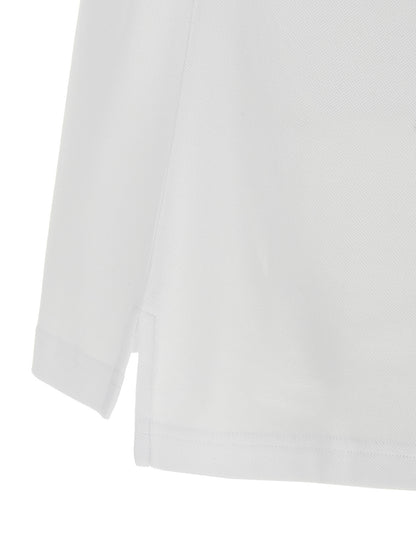 This Polo Shirt by Moschino for men in cotton white & print presents a flawless silhouette, showcasing flawless detailing and a refined for a truly flawless aesthetic.
