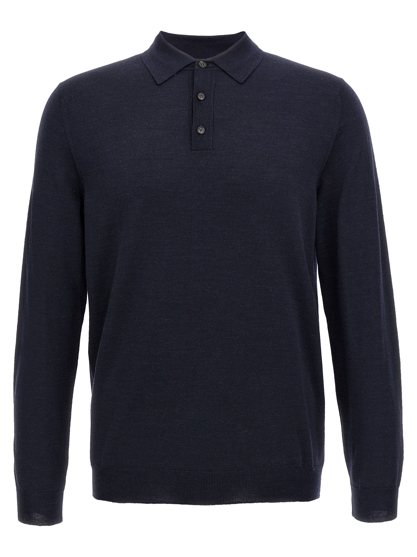 Polo Shirt by ZANONE for men in polyamide & virgin wool blue showcases a enviable silhouette, featuring a refined and for a enviable finish.