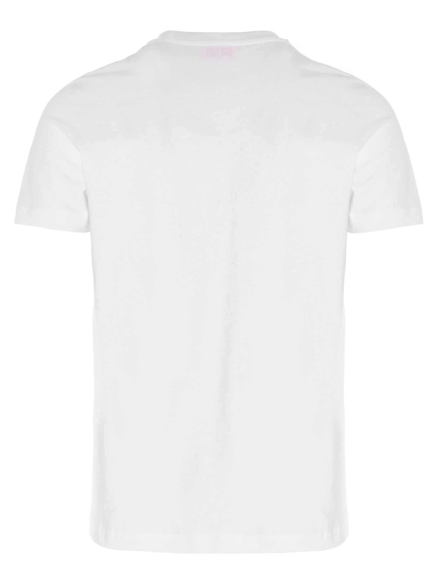 T-Shirt by Diesel for men in cotton white showcases a dramatic silhouette, elegantly detailed with a dramatic crew neckline and for a truly dramatic finish.