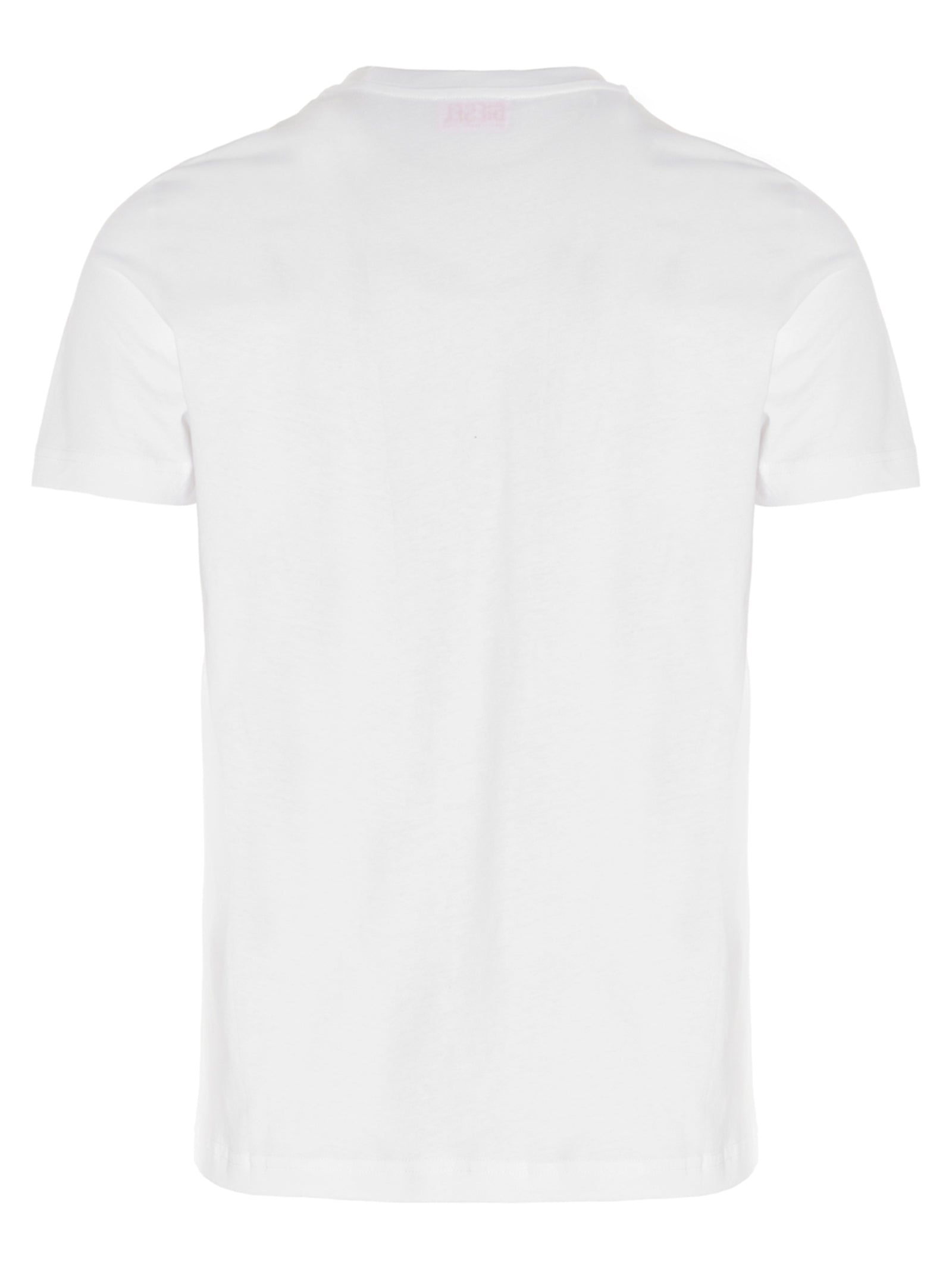 T-Shirt by Diesel for men in cotton white showcases a dramatic silhouette, elegantly detailed with a dramatic crew neckline and for a truly dramatic finish.