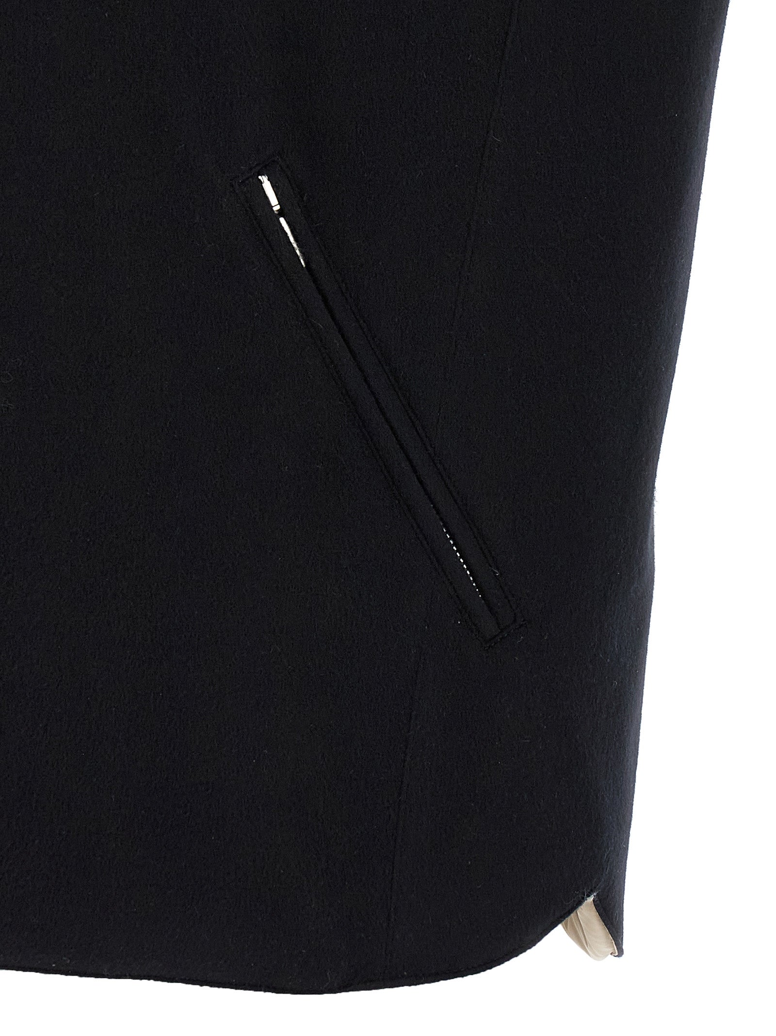 Hooded Vest by Brunello Cucinelli for men in plush nylon wool & goose-down black features an on trend silhouette, showcasing a sophisticated and premium hooded & insulated for a truly on trend finish.