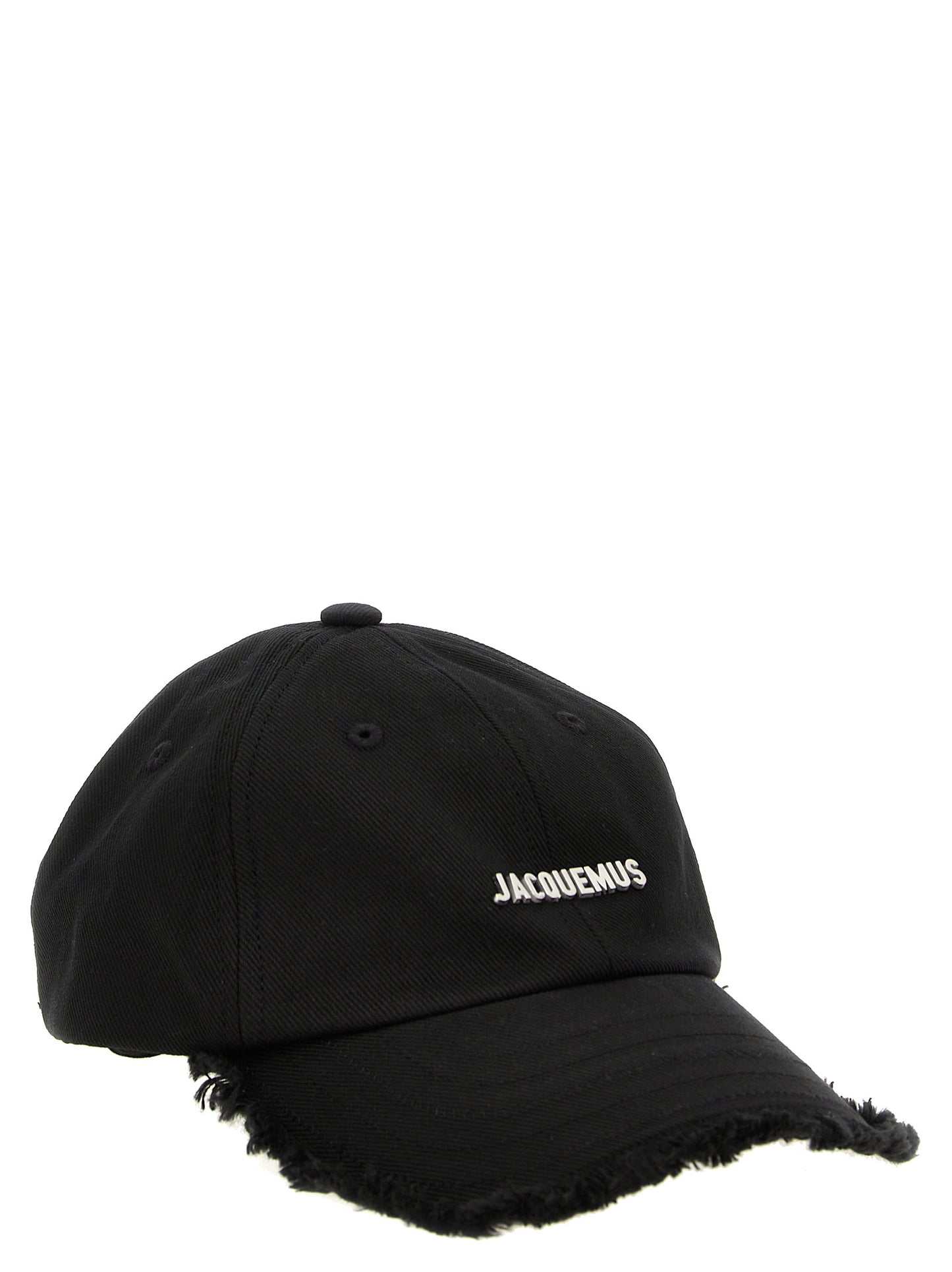This Baseball Cap by Jacquemus for unisex in cotton canvas black presents a distinguished silhouette, meticulously showcasing the signature aesthetic and high-end profile of the Grace Cotton Canvas Baseball Cap.