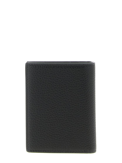 Cardholder Card Case by Tom Ford for men in bos taurus calf suede leather black, silver & print showcases a couture-grade silhouette from the Bos Taurus Calf Suede Leather Cardholder Card Case collection, highlighting functional card-organization compact-design for a couture-grade finish.