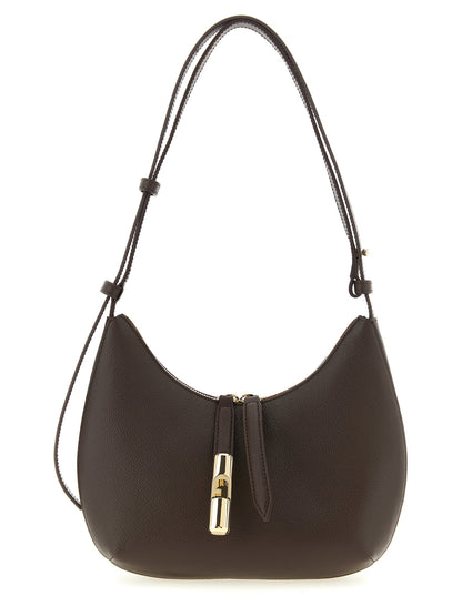 Shoulder Bag by Furla for women in calfskin leather brown features a effortless chic silhouette with a secure zipper, ample , and versatile shoulder-strap, adjustable-strap & handle for a effortless chic finish.