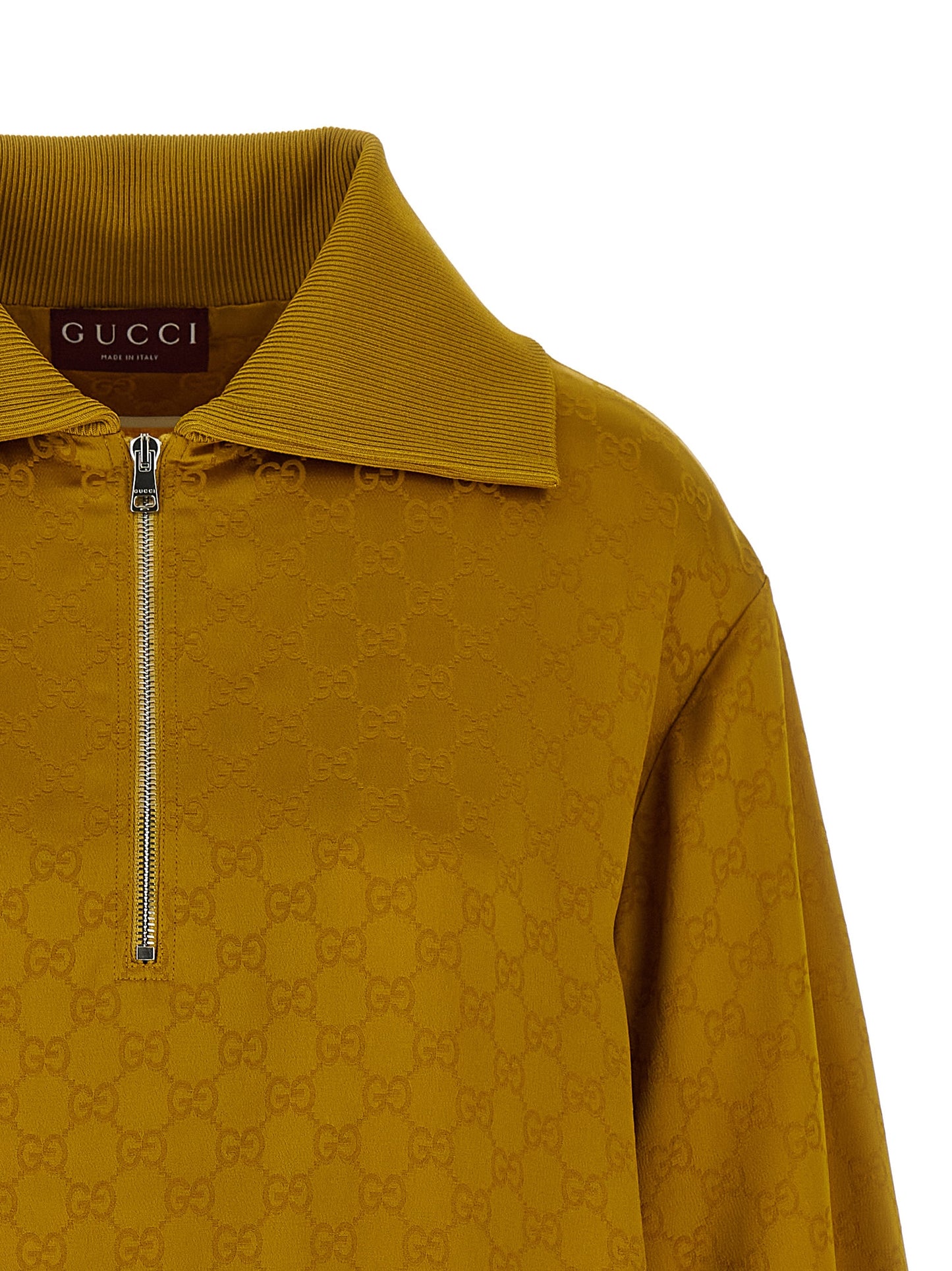 Cardigan by Gucci for women in acetate & viscose bicolour, yellow, patterned & jacquard features an impeccable silhouette, showcasing a sophisticated and detail for a truly impeccable finish.
