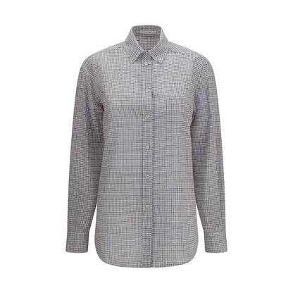 Shirt by The Row for women in cotton multicolor, patterned & checked features an polished silhouette, showcasing a sophisticated and detail for a truly polished finish.