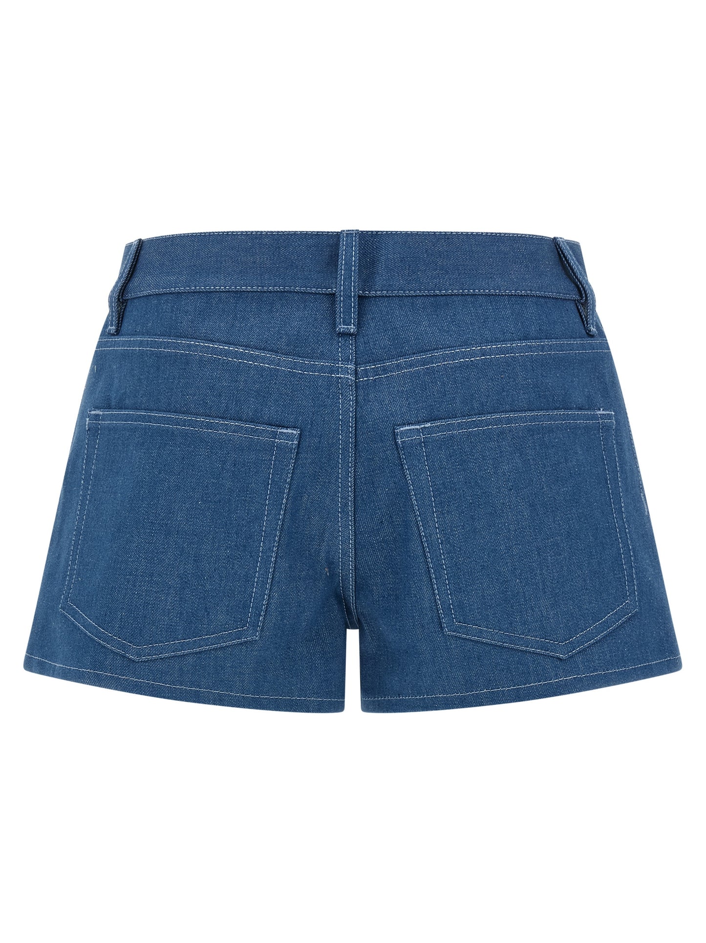 Denim Shorts by Gucci for women in denim cotton blue features an magnificent silhouette, showcasing a magnificent with a short and for a premium, sophisticated aesthetic.