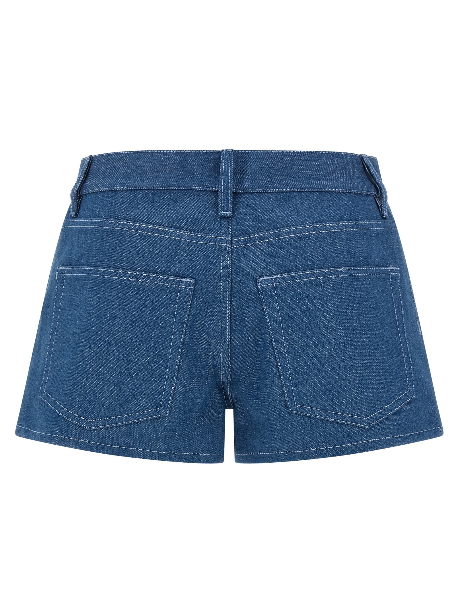 Denim Shorts by Gucci for women in denim cotton blue features an magnificent silhouette, showcasing a magnificent with a short and for a premium, sophisticated aesthetic.