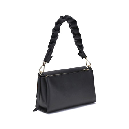2-in-1 Shoulder & Crossbody Flap Bag by Coccinelle for women in bos taurus calf leather black features a enviable silhouette, showcasing a secure flap, zipper & magnetic, ample external-pockets, and enviable crossbody-strap, shoulder-strap, adjustable-strap & handle for a enviable finish.
