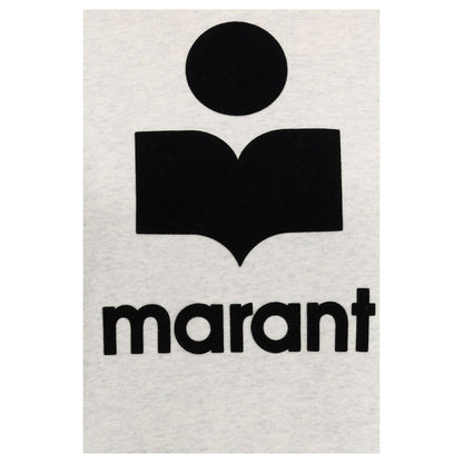 Sweatshirt by Isabel Marant Étoile for women in cotton white, toile & monogram showcases a slouchy chic silhouette, artfully detailed with a slouchy chic and for a slouchy chic finish.