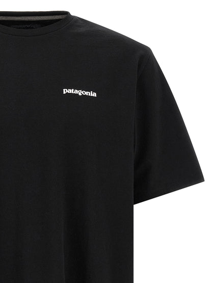T-Shirt by PATAGONIA for men in cotton polyester black & print showcases a fashionable silhouette, elegantly detailed with a fashionable and for a sophisticated, high-fashion look.