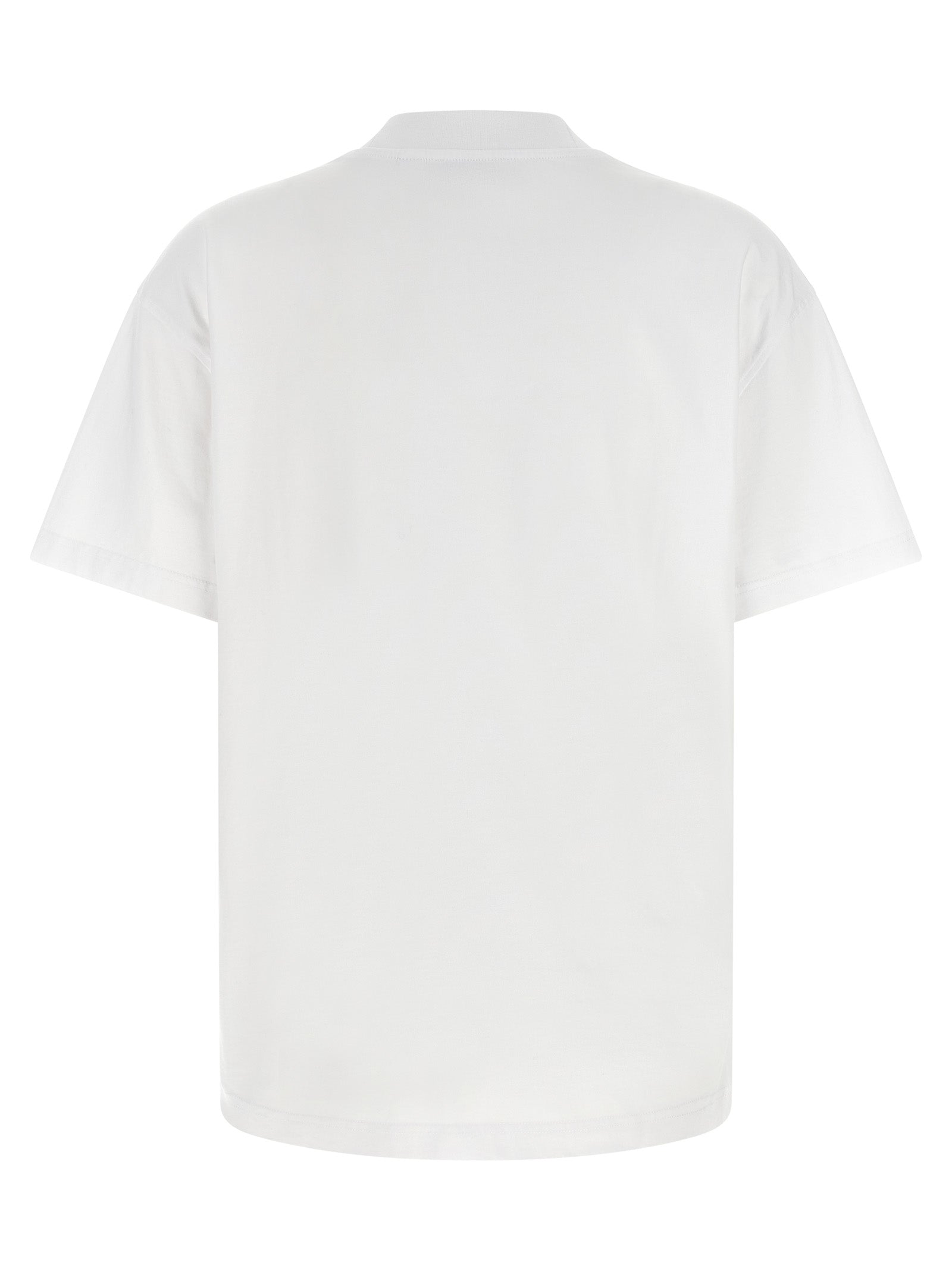 T-Shirt by Off-White for women in cotton black & white features an on trend silhouette, perfectly showcasing a on trend and crew neckline for an elevated aesthetic.