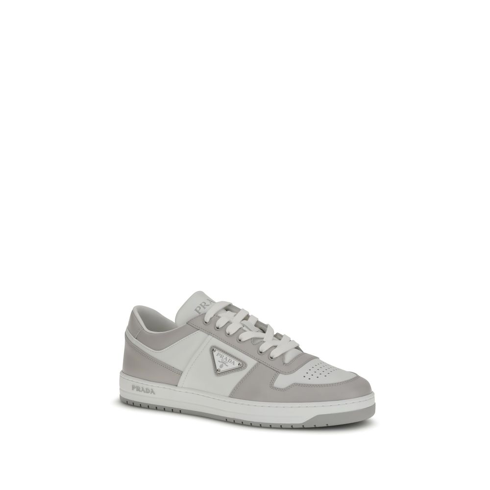 Sneakers by Prada for men in bos taurus calf leather multicolor features a chic design, perfectly showcasing the chic low-top style of this Men's Low Top Bos Taurus Calf Leather Sneakers.