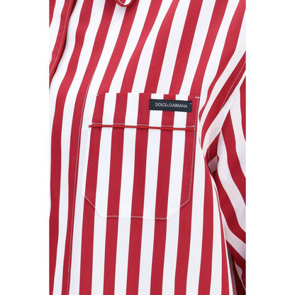 Shirt by Dolce & Gabbana for women in cotton & silk multicolor, patterned & striped features an polished silhouette, showcasing a sophisticated and detail for a truly polished finish.
