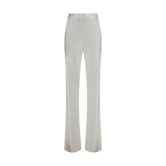 Trousers by Tom Ford for women in viscose silk beige, horn & patterned presents a smart silhouette, meticulously detailed with a smart regular-fit, a smart long, and a smart .