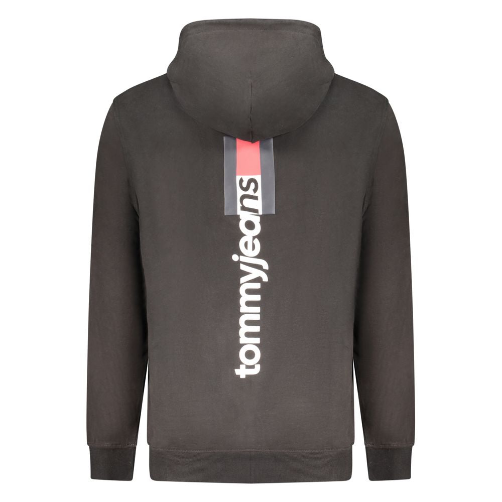 Hooded Sweatshirt Hoodie by Tommy Hilfiger for men in cotton black, signature & print features an luminous silhouette, showcasing a sophisticated and for a truly luminous look.