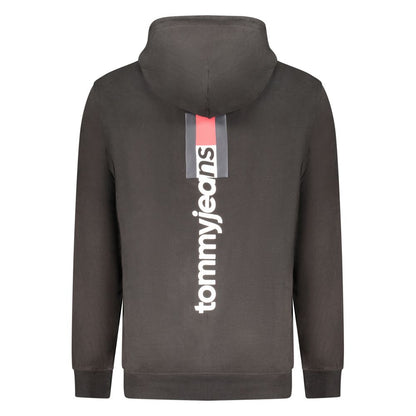Hooded Sweatshirt Hoodie by Tommy Hilfiger for men in cotton black, signature & print features an luminous silhouette, showcasing a sophisticated and for a truly luminous look.
