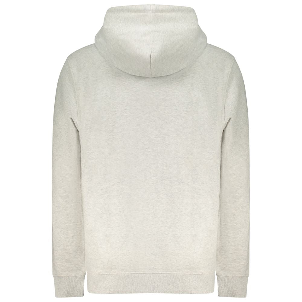 Hooded Sweatshirt Hoodie by Tommy Hilfiger for men in cotton gray features a slouchy chic silhouette, detailed with a slouchy chic and a signature for an elevated aesthetic.