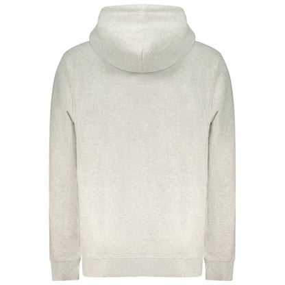 Hooded Sweatshirt Hoodie by Tommy Hilfiger for men in cotton gray features a slouchy chic silhouette, detailed with a slouchy chic and a signature for an elevated aesthetic.