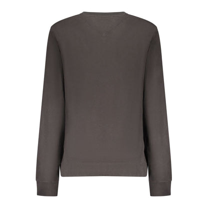 Sweatshirt by Tommy Hilfiger for women in stretch cotton black & print features an enviable silhouette, showcasing a premium and refined for a truly enviable finish.