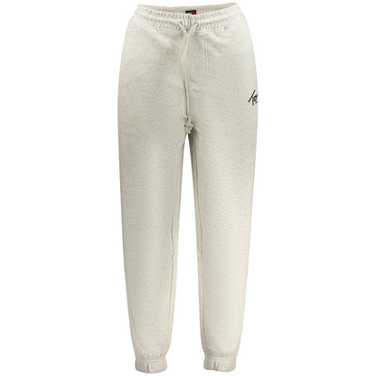 Joggers by Tommy Hilfiger for men in cotton gray & print presents a tailored silhouette, showcasing a tailored athletic and long cut with a refined for a truly tailored aesthetic.