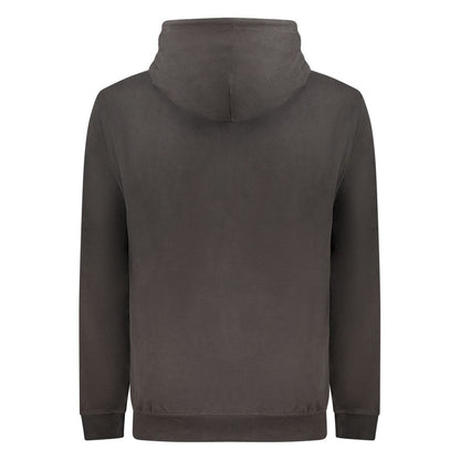 Hooded Sweatshirt Hoodie by Tommy Hilfiger for men in cotton black features a authentic silhouette, showcasing a sophisticated and authentic detail for a refined finish.