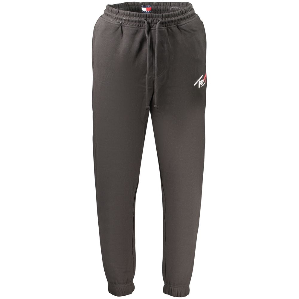 Joggers by Tommy Hilfiger for men in cotton black, signature & print features a refined silhouette with a refined , defined by a and a refined long for a refined finish.