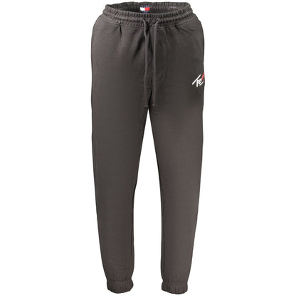 Joggers by Tommy Hilfiger for men in cotton black, signature & print features a refined silhouette with a refined , defined by a and a refined long for a refined finish.