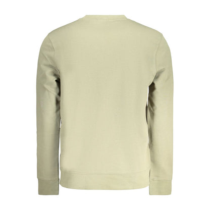 Sweatshirt by Calvin Klein for men in cotton green presents a smart casual silhouette, featuring a smart casual and for a sophisticated look.