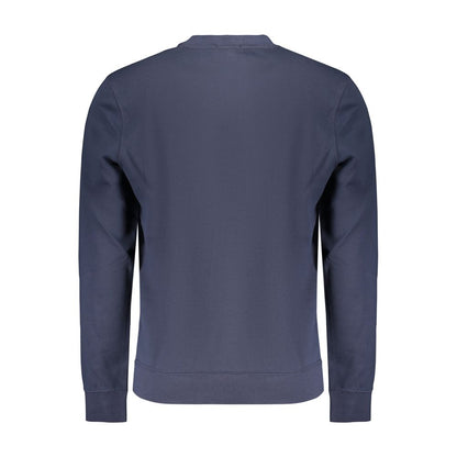 Sweatshirt by Calvin Klein for men in cotton blue & print features an magnificent silhouette, showcasing a sophisticated crew neckline and detail for a truly magnificent finish.