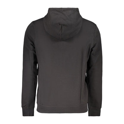 Hooded Sweatshirt Hoodie by Calvin Klein for men in cotton black features a authentic silhouette, showcasing a sophisticated and authentic detail for a refined finish.