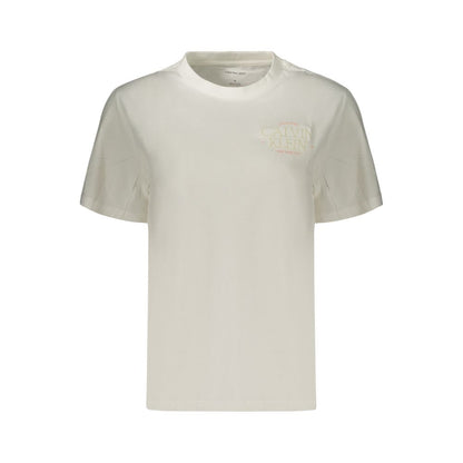 This Polo Shirt by Calvin Klein for women in cotton white & print presents a flawless silhouette, showcasing flawless detailing and a refined crew neckline for a truly flawless aesthetic.
