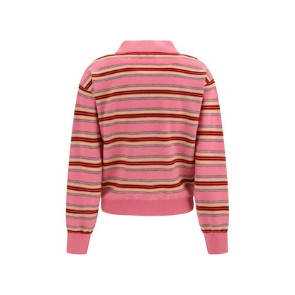 Sweater by Guest in Residence for women in cashmere & capra leather multicolor & striped features an tactile silhouette, showcasing a sophisticated and tactile for a refined finish.