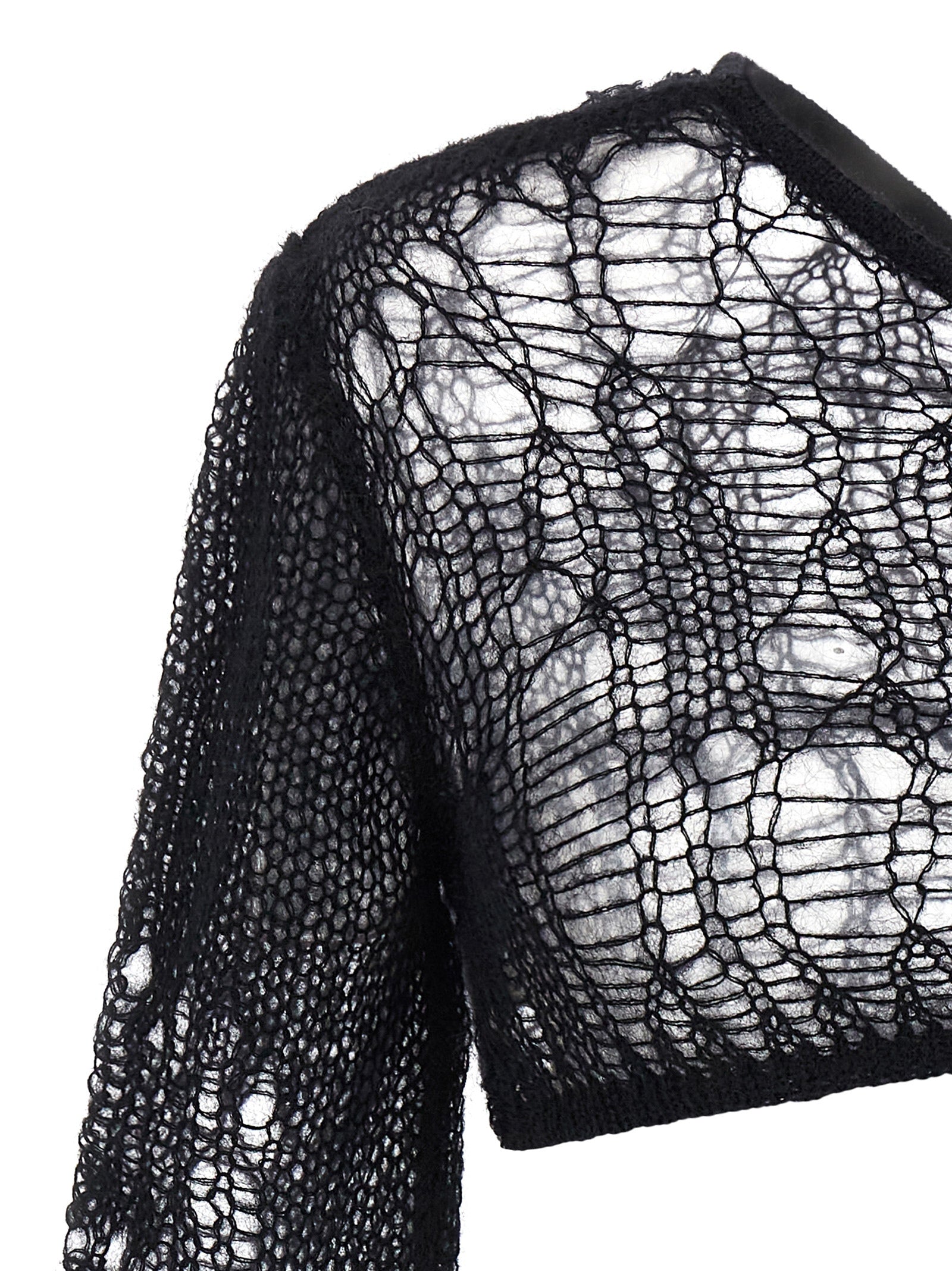 Tank Top by Rick Owens for women in mohair wool & nylon black showcases a streamlined Women's Mohair Wool & Nylon Tank Top design with a streamlined and .