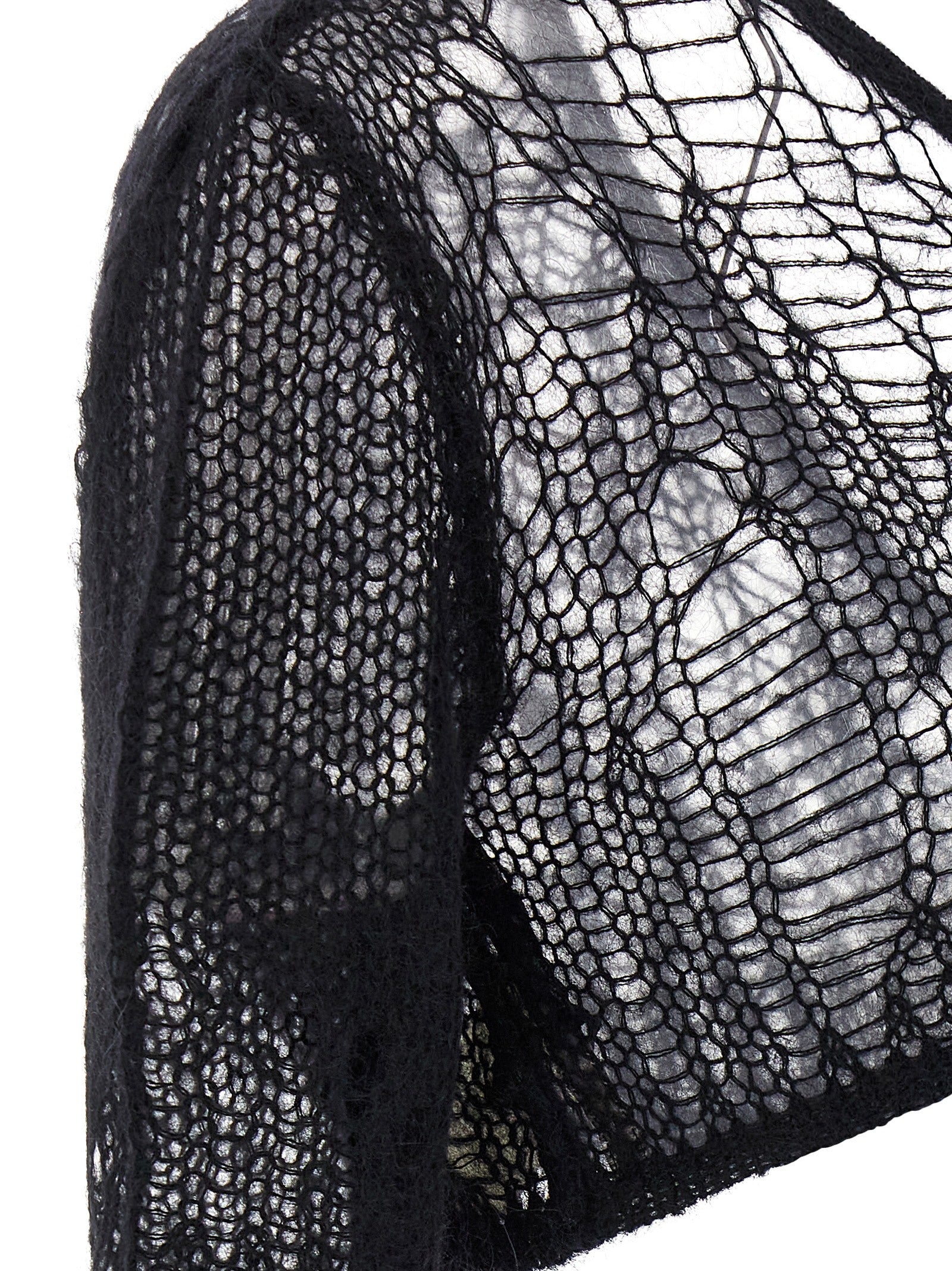 Tank Top by Rick Owens for women in mohair wool & nylon black presents a uncompromising silhouette, artfully detailed with a uncompromising and for a sophisticated, uncompromising finish.