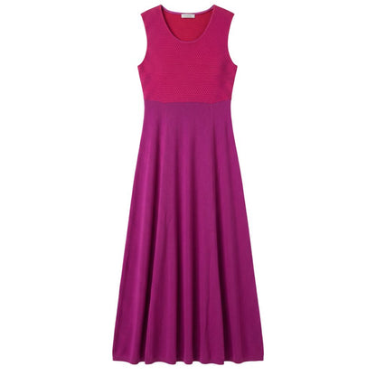 Malo Purple Silk Women Dress