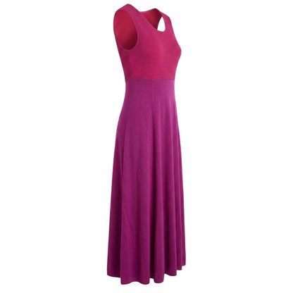 Malo Purple Silk Women Dress