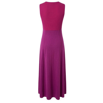 Malo Purple Silk Women Dress
