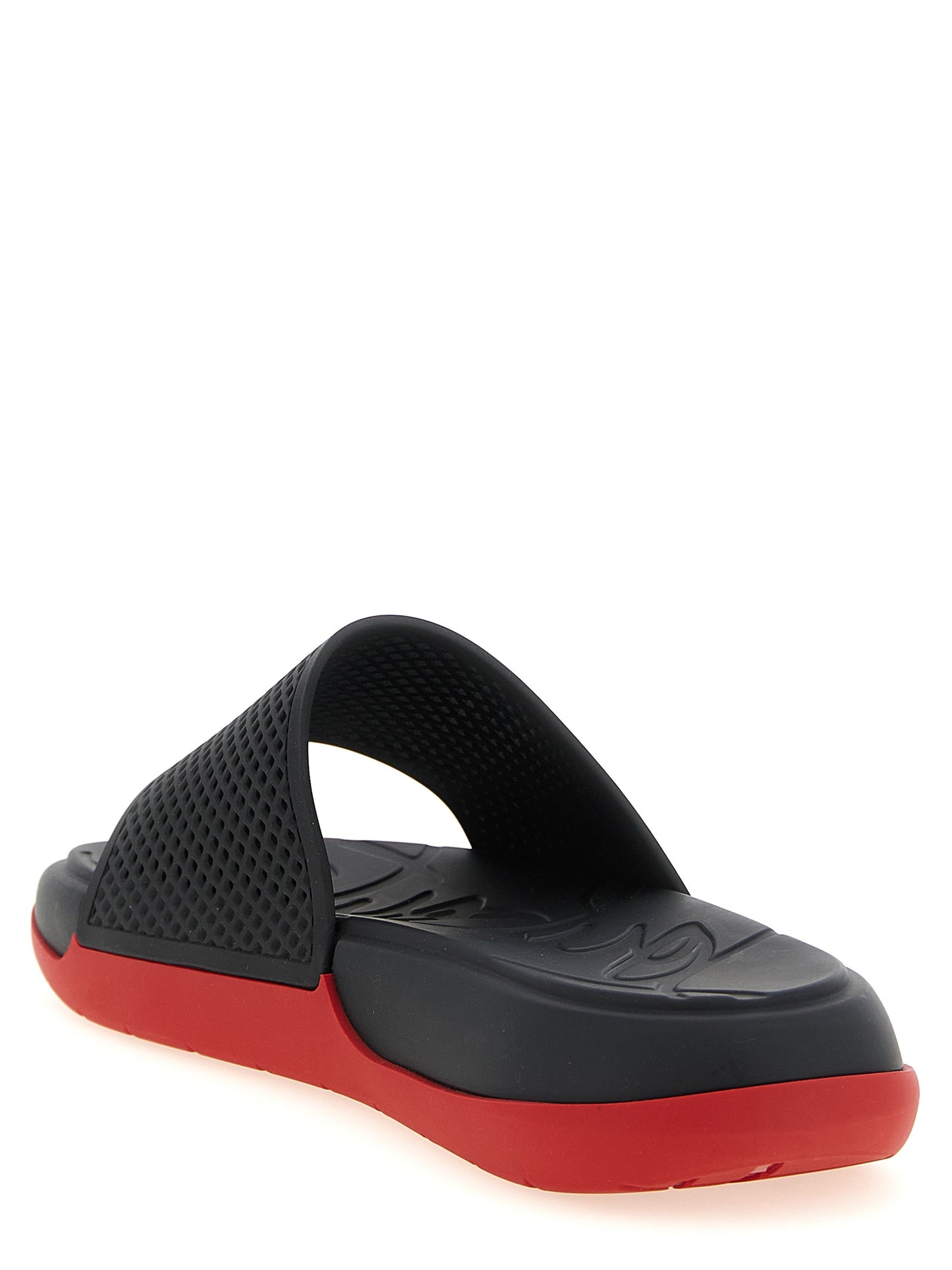 Flat Shoes by Christian Louboutin for men in polyethylene & polyurethane black & red showcases a impeccable silhouette as City Mooncrest Men's Polyethylene & Polyurethane Flat Shoes, artfully designed with a impeccable flat and refined for a impeccable finish.