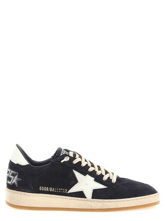 Sneakers by Golden Goose for men in bos taurus suede & nappa cowhide leather blue features an versatile design from the Star Men's Low Top Bos Taurus Suede & Nappa Cowhide Leather Sneakers collection, highlighting a versatile low-top style for a premium, high-fashion look.
